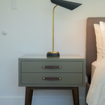 Franca Single Pivoting Task Lamp, Black