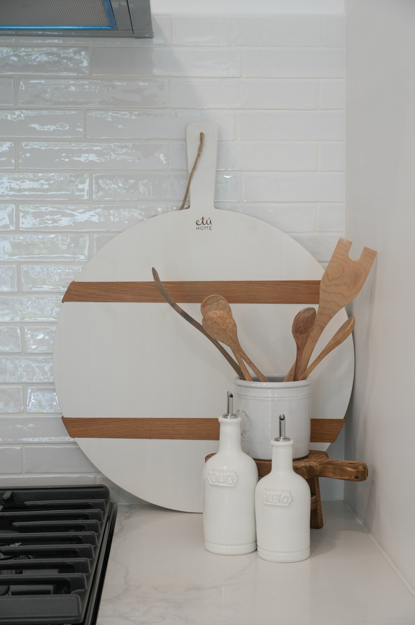 Fresh White Oil and Vinegar Set