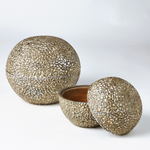 Horse Apple Box, Antique Silver, Small