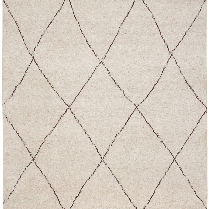 Numa Hand Knotted Wool Rug, Charcoal