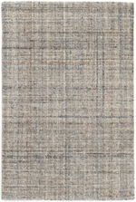 Harris Hand Micro Hooked Wool Rug, Blue/Brown