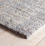 Harris Hand Micro Hooked Wool Rug, Blue/Brown