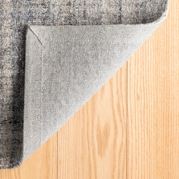 Harris Hand Micro Hooked Wool Rug, Blue/Brown