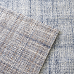 Harris Hand Micro Hooked Wool Rug, Blue/Brown