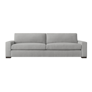 California Casual 2 Seater Sofa, Polo Club Stone Performance Fabric, 84.6"