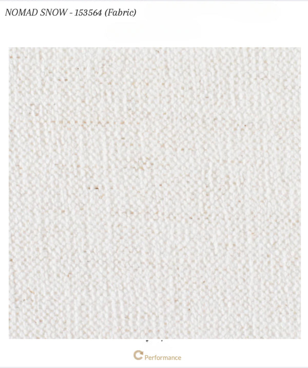 Paxton Armless Sectional Additional Piece, Nomad Snow, 25.5" W