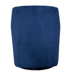 Syd Swivel Club Chair, Antonio Sapphire Blue