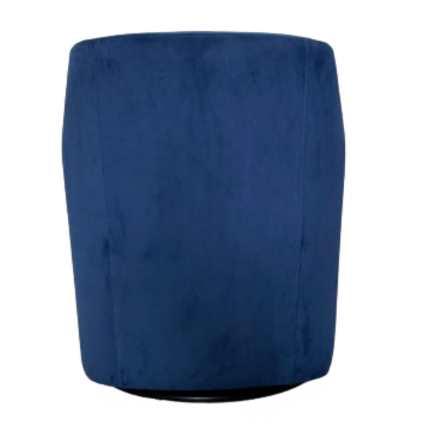 Syd Swivel Club Chair, Antonio Sapphire Blue