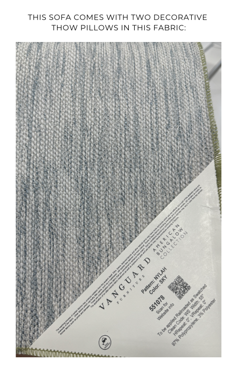 Claremont Queen Sleep Sofa, 83.5", Tarbee Pebble Performance Fabric