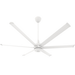 ES6 Indoor/Outdoor Ceiling Fan, 84", White