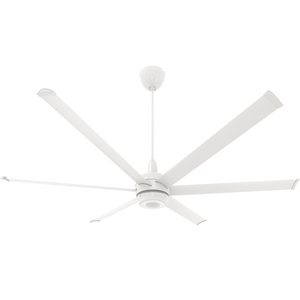 ES6 Indoor/Outdoor Ceiling Fan, 84", White