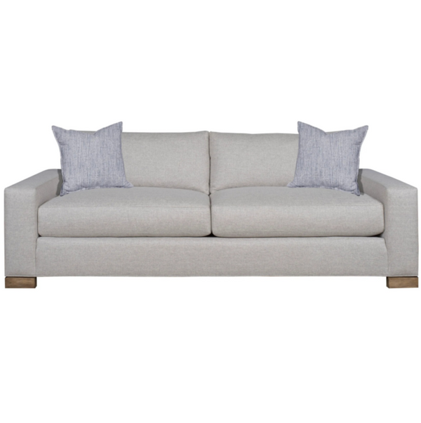 Claremont Queen Sleep Sofa, 83.5", Tarbee Pebble Performance Fabric