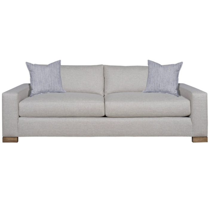 Claremont Queen Sleep Sofa, 83.5", Tarbee Pebble Performance Fabric
