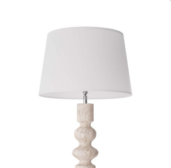 Woodrow Floor Lamp, Limewash, Wood