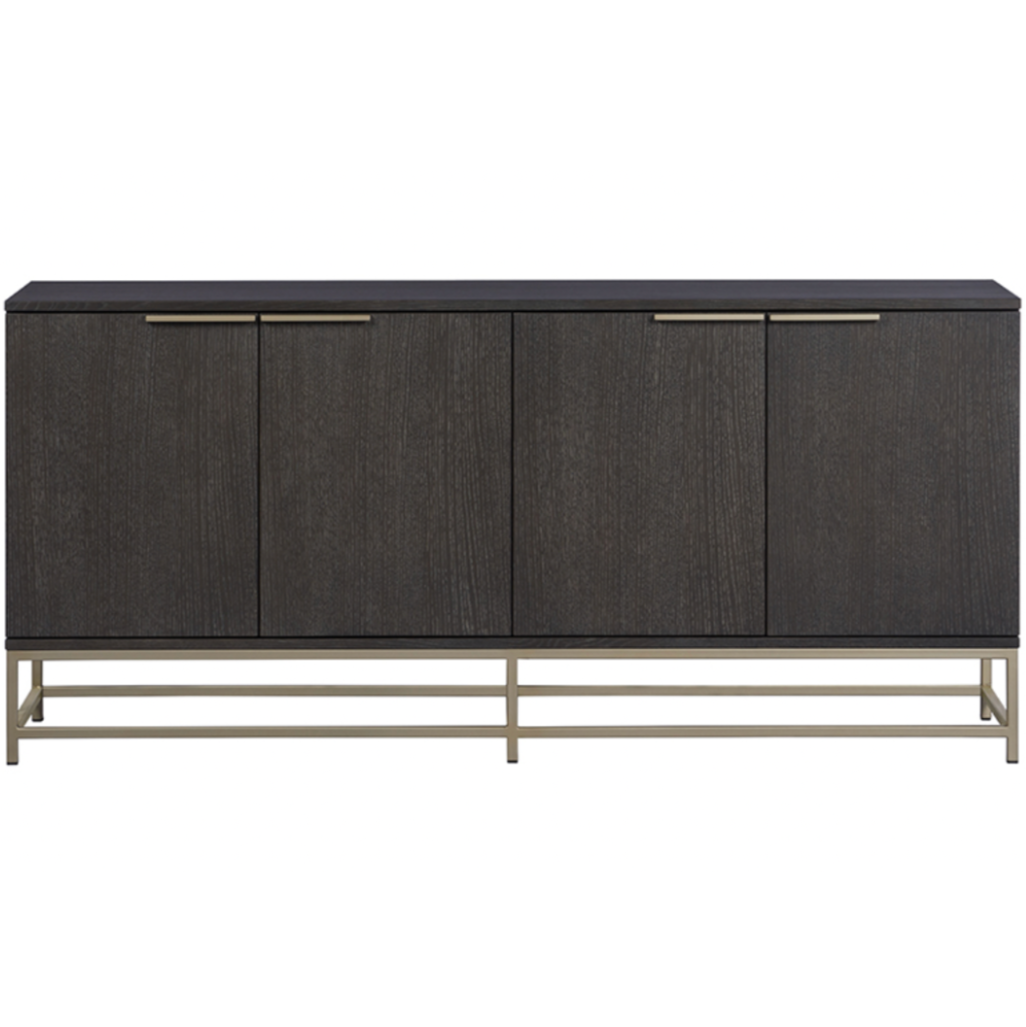 Rebel Sideboard, Gold / Charcoal Grey