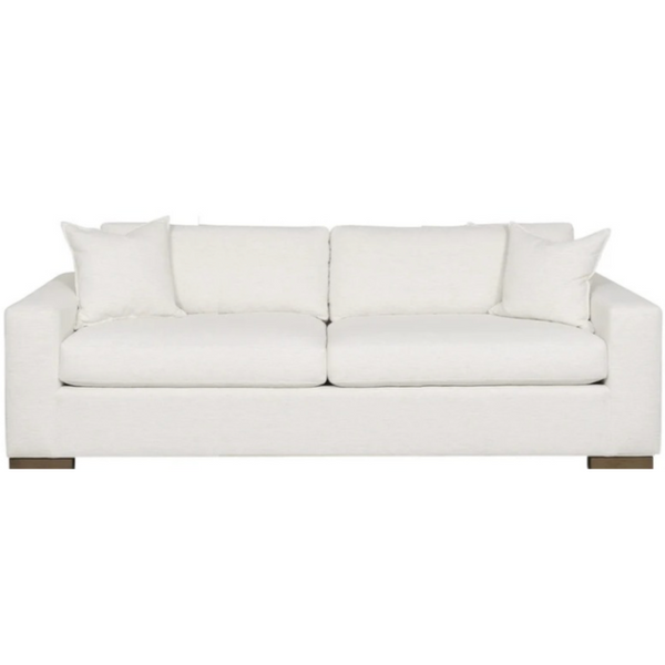 Claremont Queen Sleep Sofa, 83.5", Nomad Snow Performance Fabric