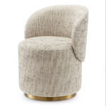 Greer Small Swivel Chair, Creststone Beige
