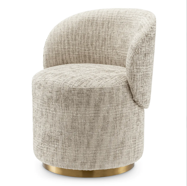 Greer Small Swivel Chair, Creststone Beige