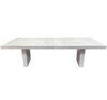 Broderick Extendable Dining Table, Light Driftwood 80" to 120" L