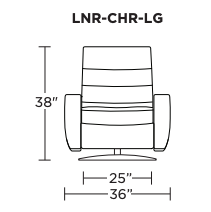 Lanier Leather Comfort Air Chair & Ottoman, Bison White/Walnut, 2 Sizes