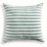 Gideon Square Indoor/Outdoor Pillow, Seafoam, 24" x 24"