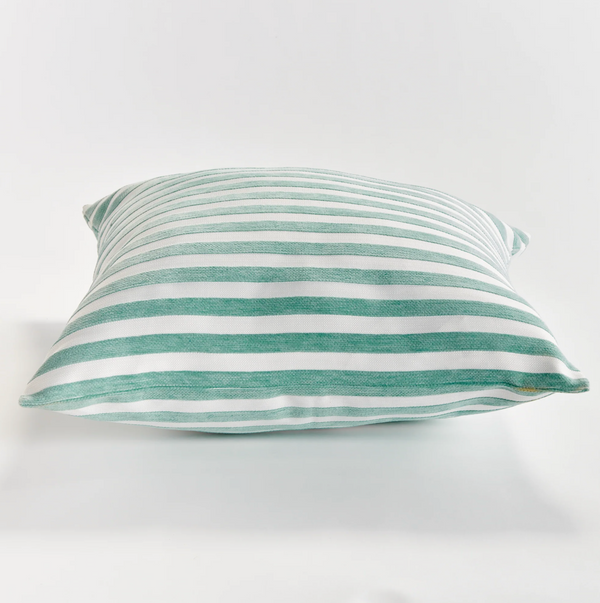 Gideon Square Indoor/Outdoor Pillow, Seafoam, 24" x 24"