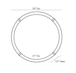 Edmund Mirror, 30” Dia