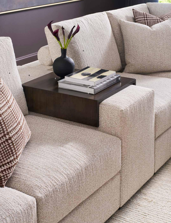 Lucca Sectional, 146.5" x 117", Jingo Twine Performance Fabric