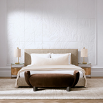 Stirling Bench, Sonoma Brown Velvet, 59.5"