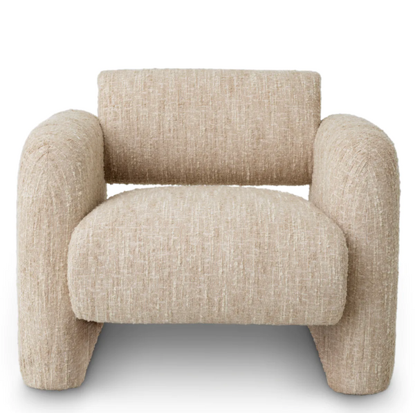 Vesper Chair, Sonata Cream Bouclé, 39.5"