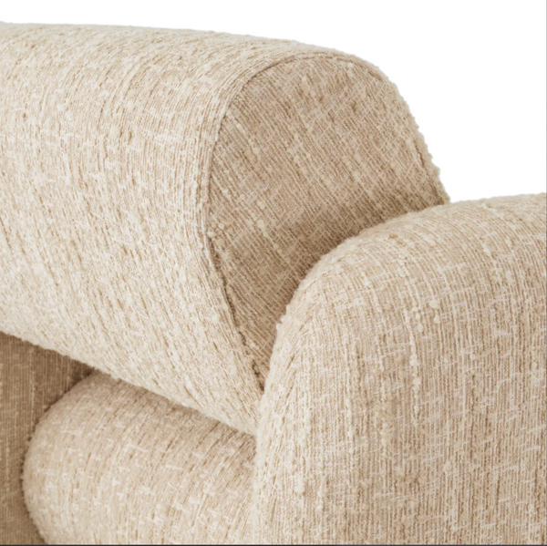 Vesper Chair, Sonata Cream Bouclé, 39.5"