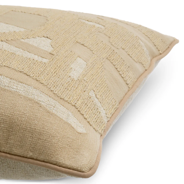Saphira Cushion II, Natural, 19.5" x 19.5"