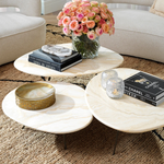 Portofino Small Coffee Table, Onyx, 32.68″ x 27.36″