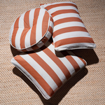 Florent Square Outdoor Cushion, Orange, 19.5" x 19.5"