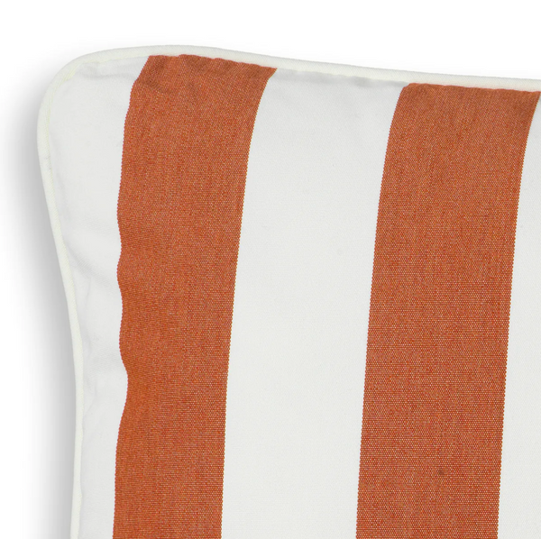 Florent Square Outdoor Cushion, Orange, 19.5" x 19.5"