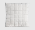European Linen Box Quilt Collection, White