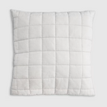 European Linen Box Quilt Collection, White