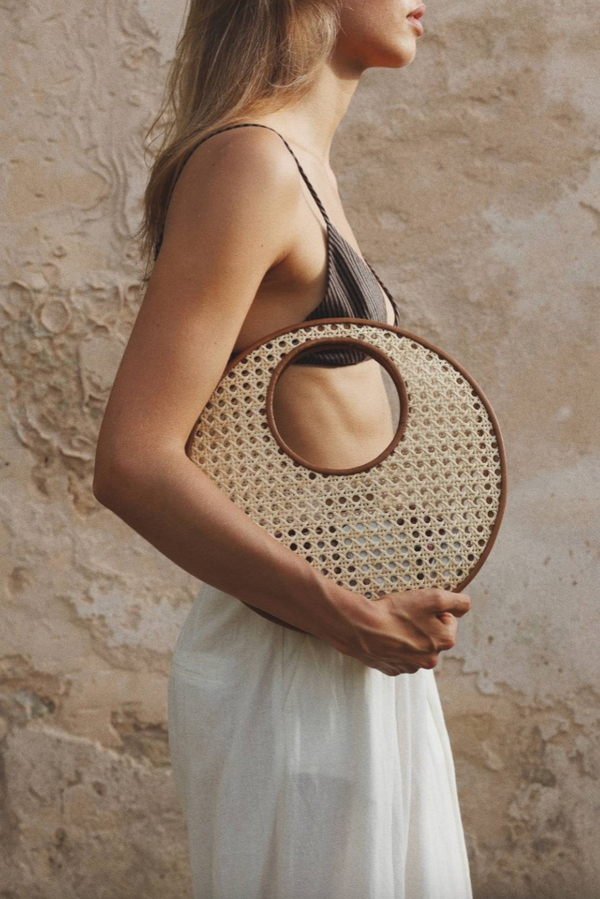 Anouk Bag, Copper Rattan