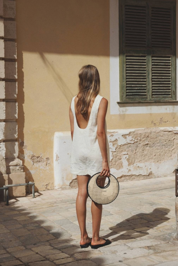 Anouk Bag, Black Rattan