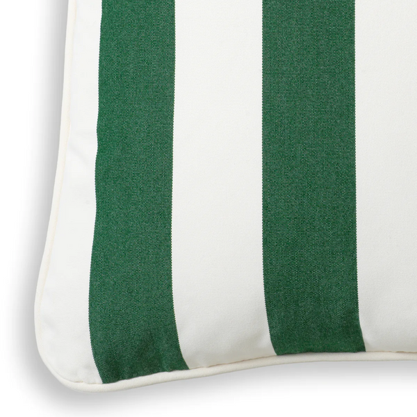 Florent Lumbar Outdoor Cushion - Green, 23.62″ x 15.75″