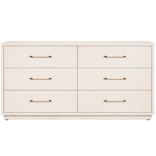 Taylor 6 Drawer Chest, Sand, 72"W X 18"D