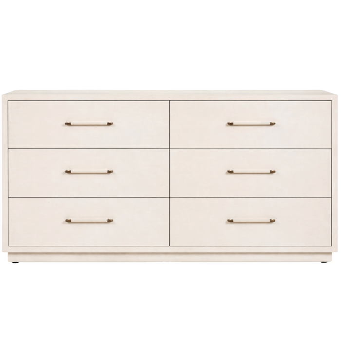 Taylor 6 Drawer Chest, Sand, 72"W X 18"D