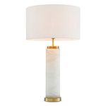 Lxry Table Lamp - Alabaster, 29.53"H