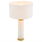 Lxry Table Lamp - Alabaster, 29.53"H