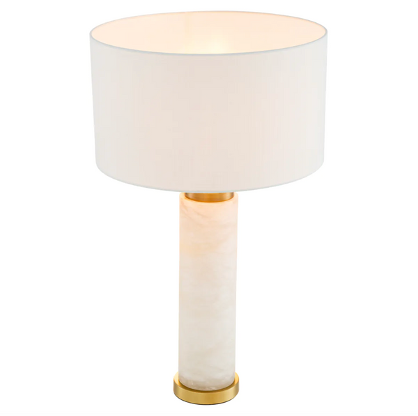 Lxry Table Lamp - Alabaster, 29.53"H