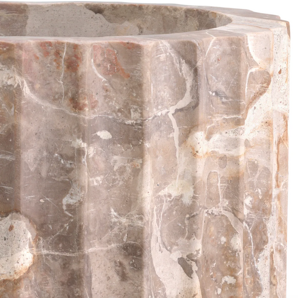 Nava Vase, 7.87" Dia x 9.25" H