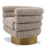 Maguire Swivel Chair, Mademoiselle Beige, 34.25"W x 27.17"D