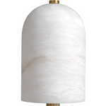 Kayla Table Lamp - Brass/Alabaster, 24.21"H