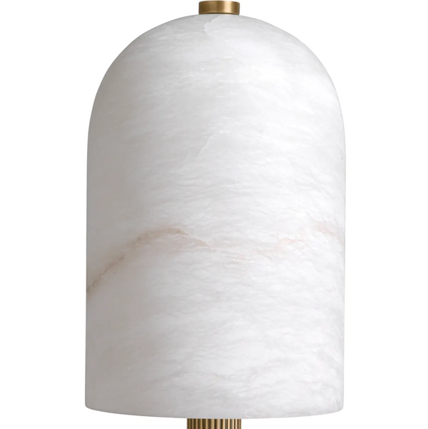 Kayla Table Lamp - Brass/Alabaster, 24.21"H