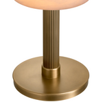 Kayla Table Lamp - Brass/Alabaster, 24.21"H
